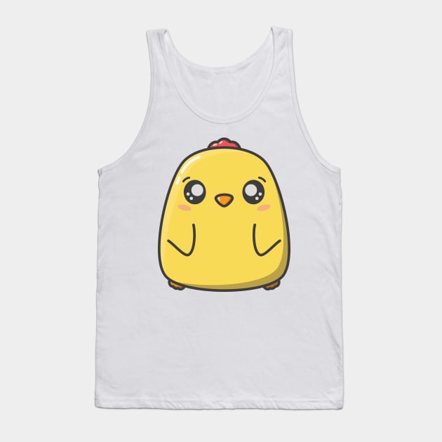 Cute Baby Chick Tank Top by StimpyStuff